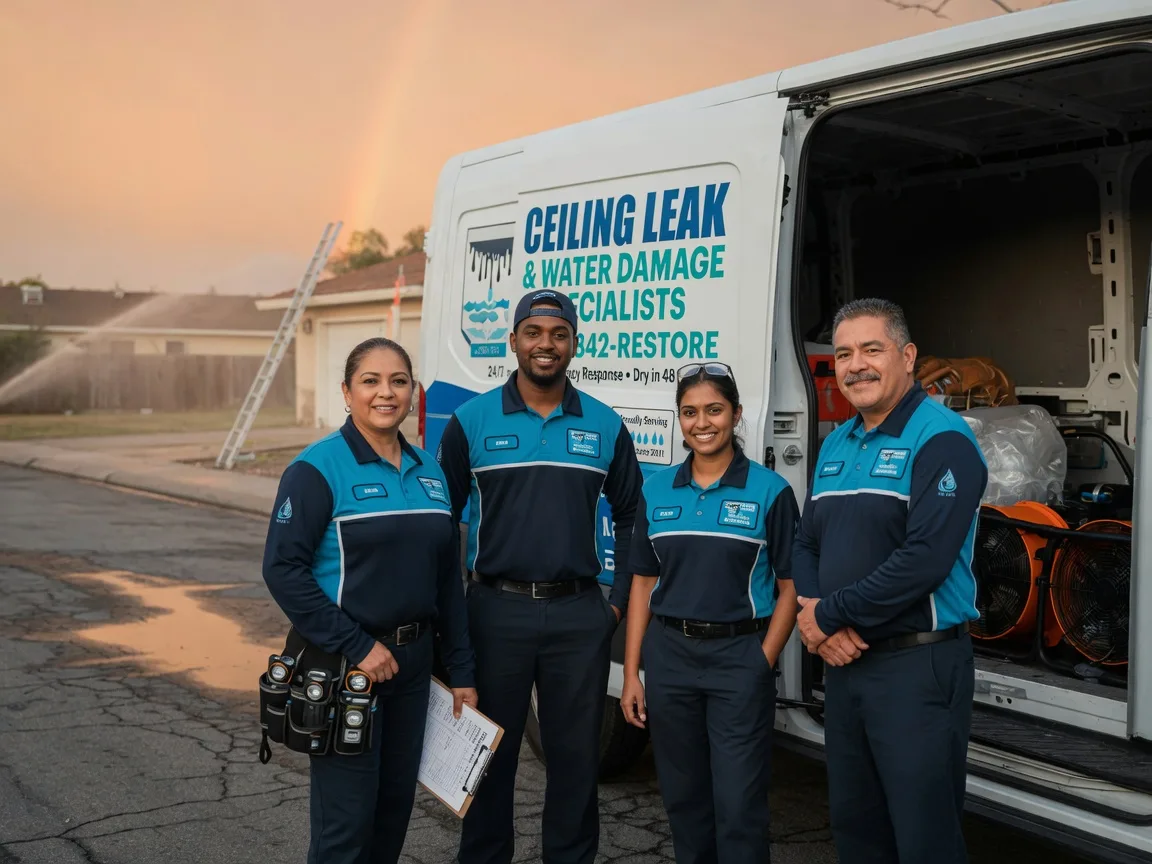 Ceiling Leak Cleanup company in Mather, PA