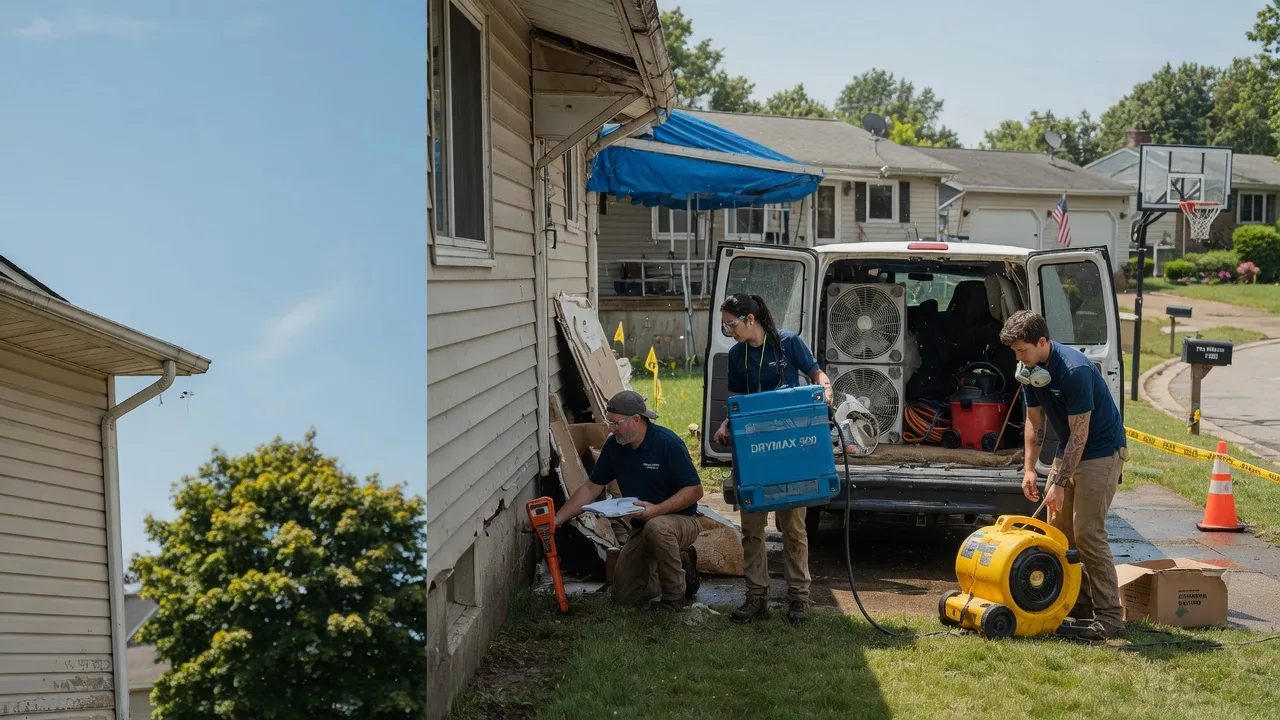 Ceiling Leak Cleanup in Mather, PA near me