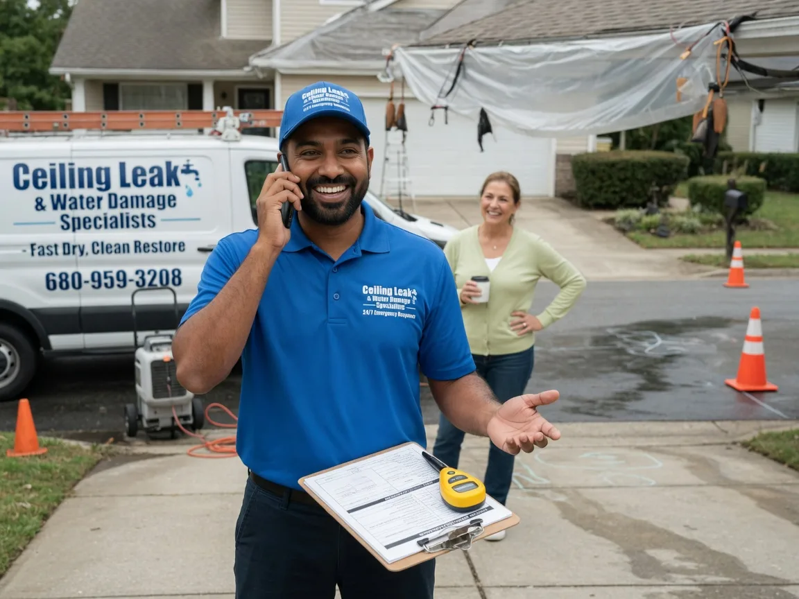 Ceiling Leak Cleanup Mather, PA FAQs